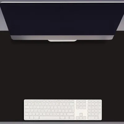 £29.95 • Buy Large Desk Top Mat Pad Protector For Office Mouse Keyboard Black 90x45