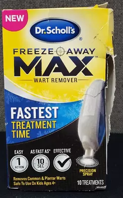 $24.99 • Buy Dr Scholl's Freeze Away MAX Wart Remover~ Fastest 10 Treatments~ Exp 3/24~ NEW!