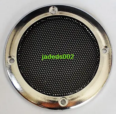 1pcs Silver 3.5 Inch Speaker Grilles Car Horn Dust Net Cover DIY HiFi Audio Part • $3.16