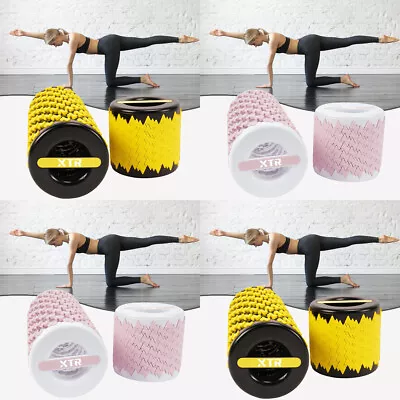 Yoga Roller Gym Home Back Training Exercise Massage Physio Pilate EVA Foam Grid • $8.99