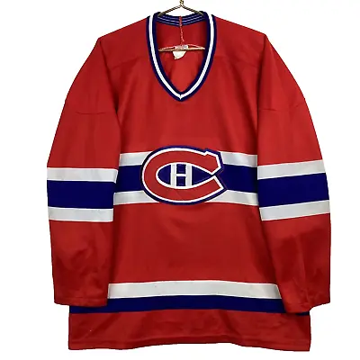 Vintage Montreal Canadiens Ccm Maska Hockey Jersey Size XL 90s Nhl Made Canada • $55.24