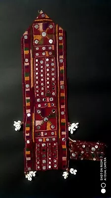 Vintage Banjara Handmade Embroidery Ethnic Tribal Indian Rabari Bagboho Kutch 2 • $475