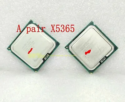 2PCS Intel Xeon X5365 (SLAED) 3.0G Quad-core 1333MHz 771 Desktop Processor • $43.55