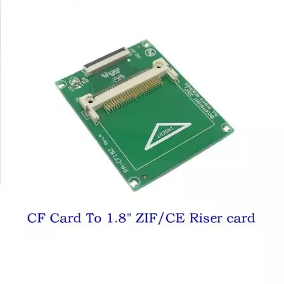 CF Compact Flash Card To 1.8  ZIF/CE HDD Adapter For IPod 5G 6G Toshiba CE Video • £8.16