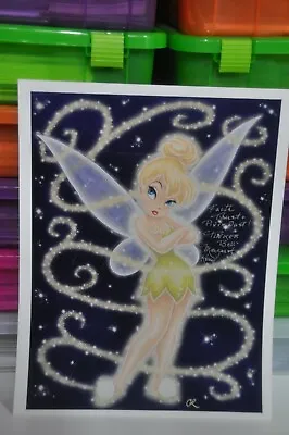 Large Tinkerbell & Pixie Dust Photo Signed By Original Tinkerbell Margaret Kerry • $175