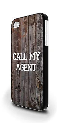 £10.99 • Buy Call My Agent Wooden Hipster Texture Cover Case For IPhone 4/4s 5/5s 5c 6 6 Plus