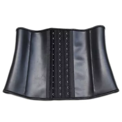 9.5 Inch Short Torso Corset Latex Waist Trainer Women 9 Steel Bones Body Shapers • $19.90