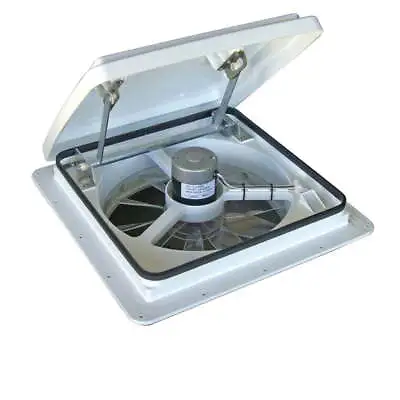 MaxxFan Plus 0004000K White RV Fan With Manual Opening • $259.70