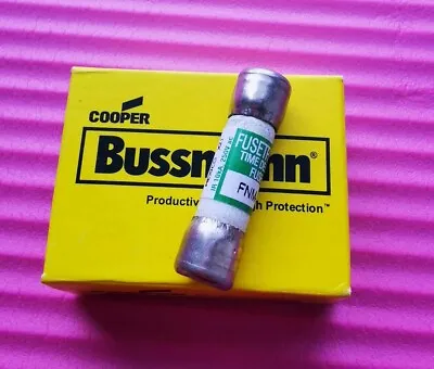 ORIGINAL Bussmann FNM-7 FNM7 ( 7A ) 7 Amp 250Vac Time-Delay Fuse • $3.50