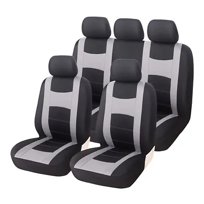 5-Seats Car Seat Covers Front Rear Cushion Full Set Auto Parts Accessories 9Pcs • $39.50