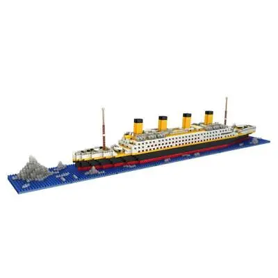 1860 Pcs Titanic Cruise Ship Model Building Block Set Micro Mini Blocks DIY Toys • $44.35