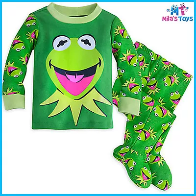 Disney The Muppets Kermit The Frog PJ PALS Pyjamas For Baby Sizes 3-18 Months • $26.06