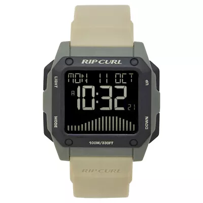 Rip Curl Odyssey Tide Watch In Khaki-  - • $215.99