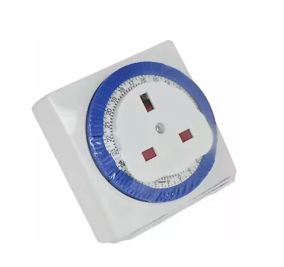 £19.89 • Buy 24 Hour Segment Timer Switch Programmable On Off Function UK Mains Plug