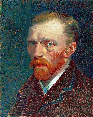 Vincent Van Gogh Self Portrait Painting By Vincent Van Gogh Reproduction • $62.99