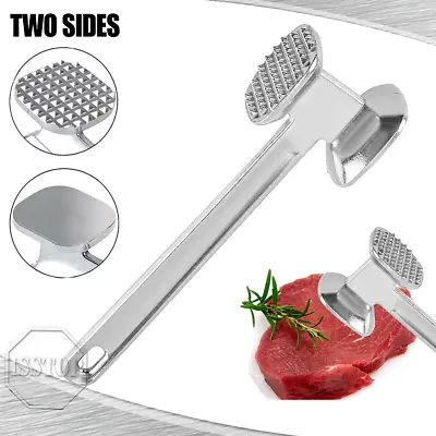 8.9''Steak Mallet Meat Tenderizer Hammer Dual-Sided Heavy Duty Meat Pounder Tool • $6.95