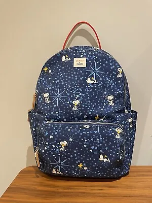 Limited Edition Cath Kidston X Peanuts Snoopy Large Backpack Perfect For Travel • £42