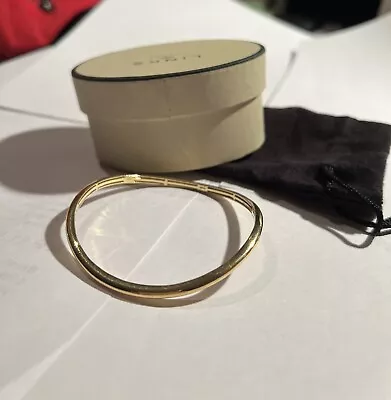 Links Of London 18ct Solid Yellow Gold Essentials Infinite Bangle Rare New • £1350