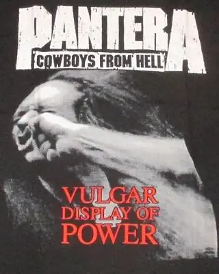 Pantera Vulgar Display Of Power T-Shirt Men's Small S Metal New • $19.76