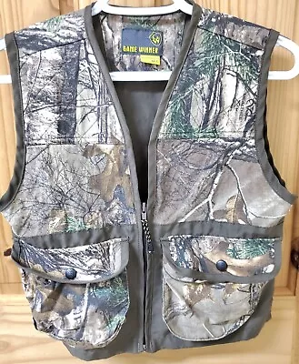 Game Winner RealTree Size Youth M/L Snap Pockets Camouflage Hunting Vest  • $20