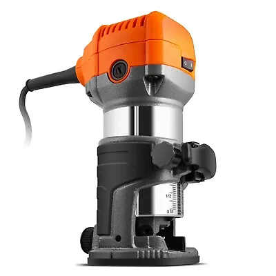 VonHaus - Compact Palm Router Saw 580W - Chuck Collet 1/4  3/8  Trimmer Base • £52.99