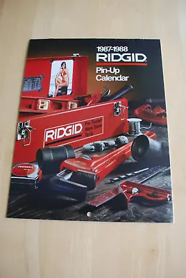 £20 • Buy Rare Colour RIDGID Pin-Up 1987-1988 Glamour Wall Calendar In Very Good Condition