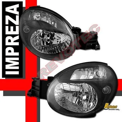 Black Housing Headlights For 2002 2003 Impreza WRX RS Wagon RH & LH • $139.95