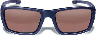 Gargoyles Men Siege Polarized Sunglasses Matte Graphite Frame/Brown/SIL MIRROR • $120