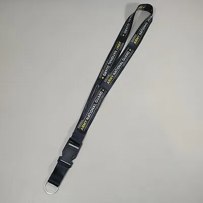 Army National Guard Black Lanyard With Quick Release Clip Wisconsin  • $8.99