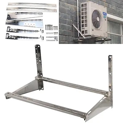 £36.10 • Buy Air Conditioner Support Bracket 201 Stainless Steel Wall Mount Shelf 9.4lbs New