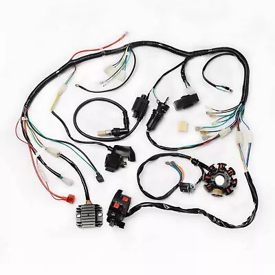 Wiring Harness Wire Loom For 150CC 200CC 250CC Taotao Kazuma ATV Quad Dirt Bike • $79.45