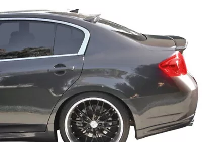 Fits 07-08 G35 Sedan Stillen Urethane Window Roof Spoiler Matte Black 103860MB • $180.73