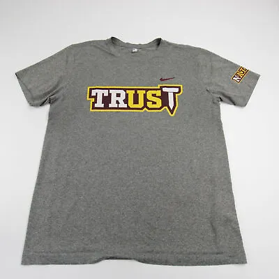 Minnesota Golden Gophers Nike Dri-Fit Short Sleeve Shirt Men's Gray Used • $12.59