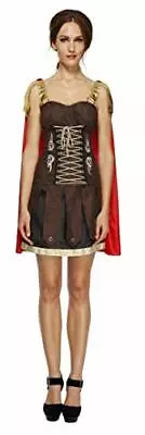 Fever Adult Womens Gladiator Costume Dress With Cape Legends Size S 33258 • $36.59