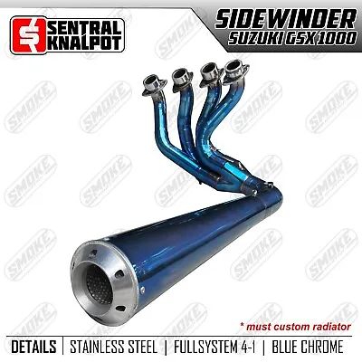 Sidewinder Custom Exhaust Pipes  Fit 2007-2020 Suzuki Gsx 1000 • $380