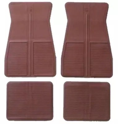 Dark Red Original GM Style Floor Mat Set Camaro Nova Chevelle Impala Monte Carlo • $134.98