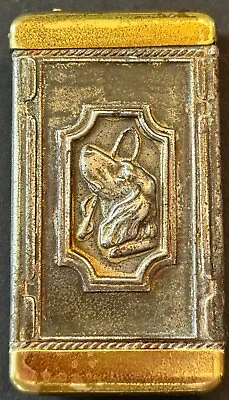 Antique 1800s Vesta/Match Safe Striker Roman Goddess Of Fire/Hunting Dog Rare • $195