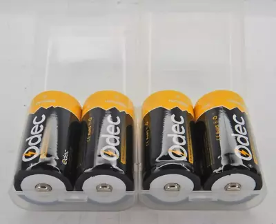 (4) C Size Rechargeable Batteries 5000mAh Ni-MH 1.2V C Cell Battery No Memory • $24.95