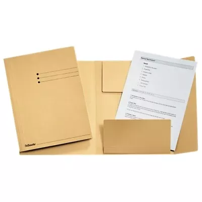 Esselte Manilla 3-Flap Folder 1033304 • £6.35