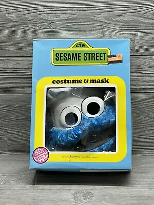 Sesame Street Cookie Monster Costume & Mask Vintage Sizes (3-5) 1979 BEN COOPER • $24.99