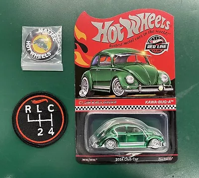 HOT WHEELS Kawa-Bug-A Volkswagen Beetle RLC Red Line Club Membership HWF03 2024 • $25