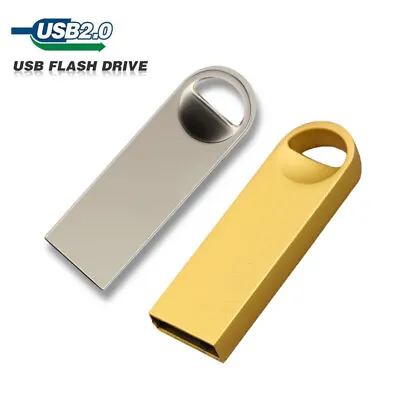 USB 2.0 USB Memory Stick 64GB 32GB 16GB 8GB Metal Flash Drive Pen Drive U Disk • £2.39