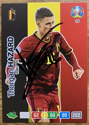 Adrenalyn Xl Uefa Euro 2020 Signed Card - Thorgan Hazard - Belgium • £2