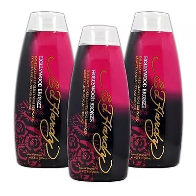 Lot 3 Ed Hardy Hollywood Bronze Indoor Tanning Lotion Accelerator Dark Bronzer • $47