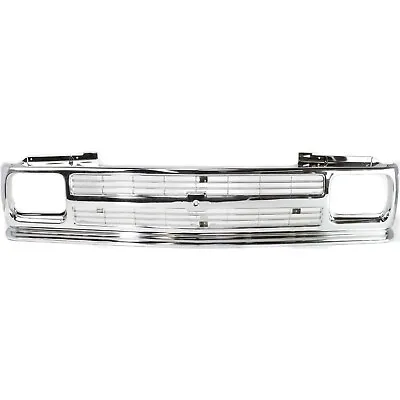 Grille For 91-93 Chevrolet S10 91-94 S10 Blazer Chrome Plastic • $113.04