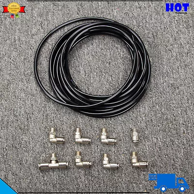 $29.99 • Buy New Vacuum Lines Fitting Kit Replace For Turbo Nickel-Plated PUSH LOCK Fittings