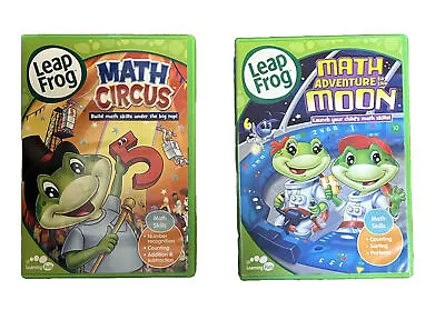 LeapFrog: Math Adventure To The Moon & Math Circus • $7.99