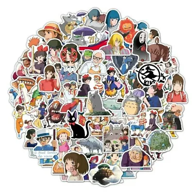 100Pcs！miyazaki Hayao Studio Ghibli Howling Mobile Castle Monoke Stickers • $9.95