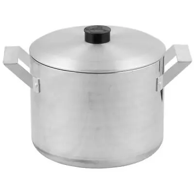 Genuine Czech Army Pot With Lid 3 L Aluminium Cooking 0.5 Gal Military Cookware • $39.76