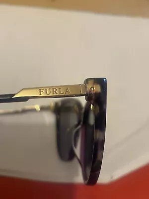 Furla Sunglasses VFU292 Women's Purple Full Rim Cat Eye Optical Frame 54mm NWOT • $60